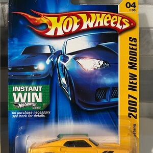 Hot Wheels 2007 Yellow Sports Car Model